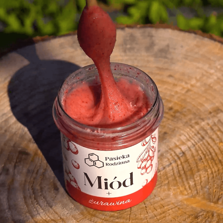 Miód z zurawina Pasieka Rodzinna.png
