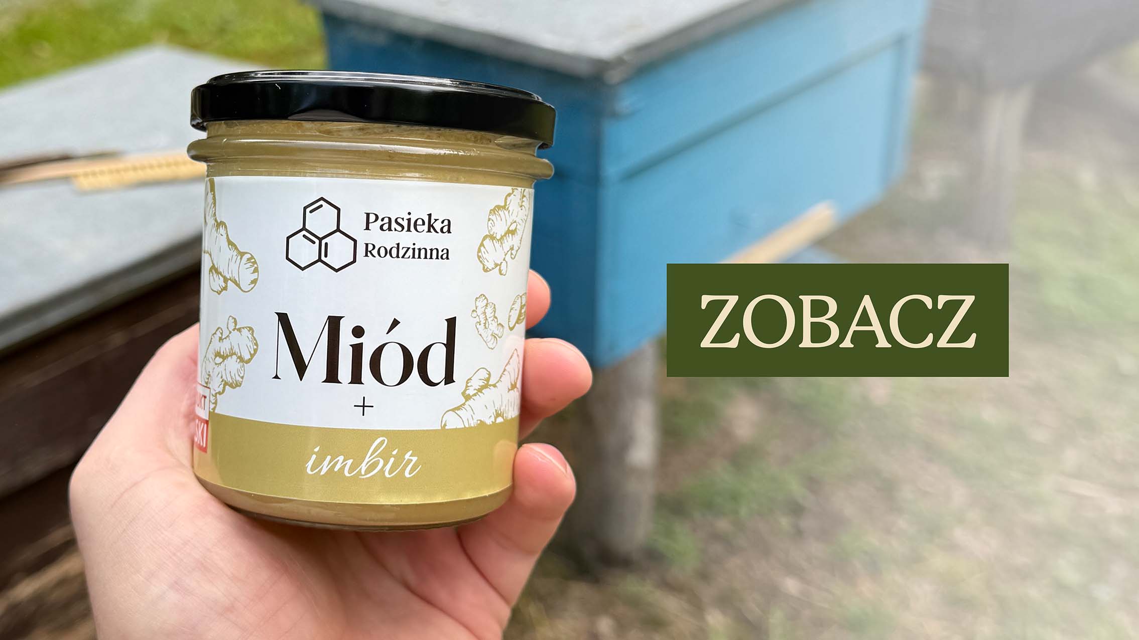 Miód z pasieki z Imbirem