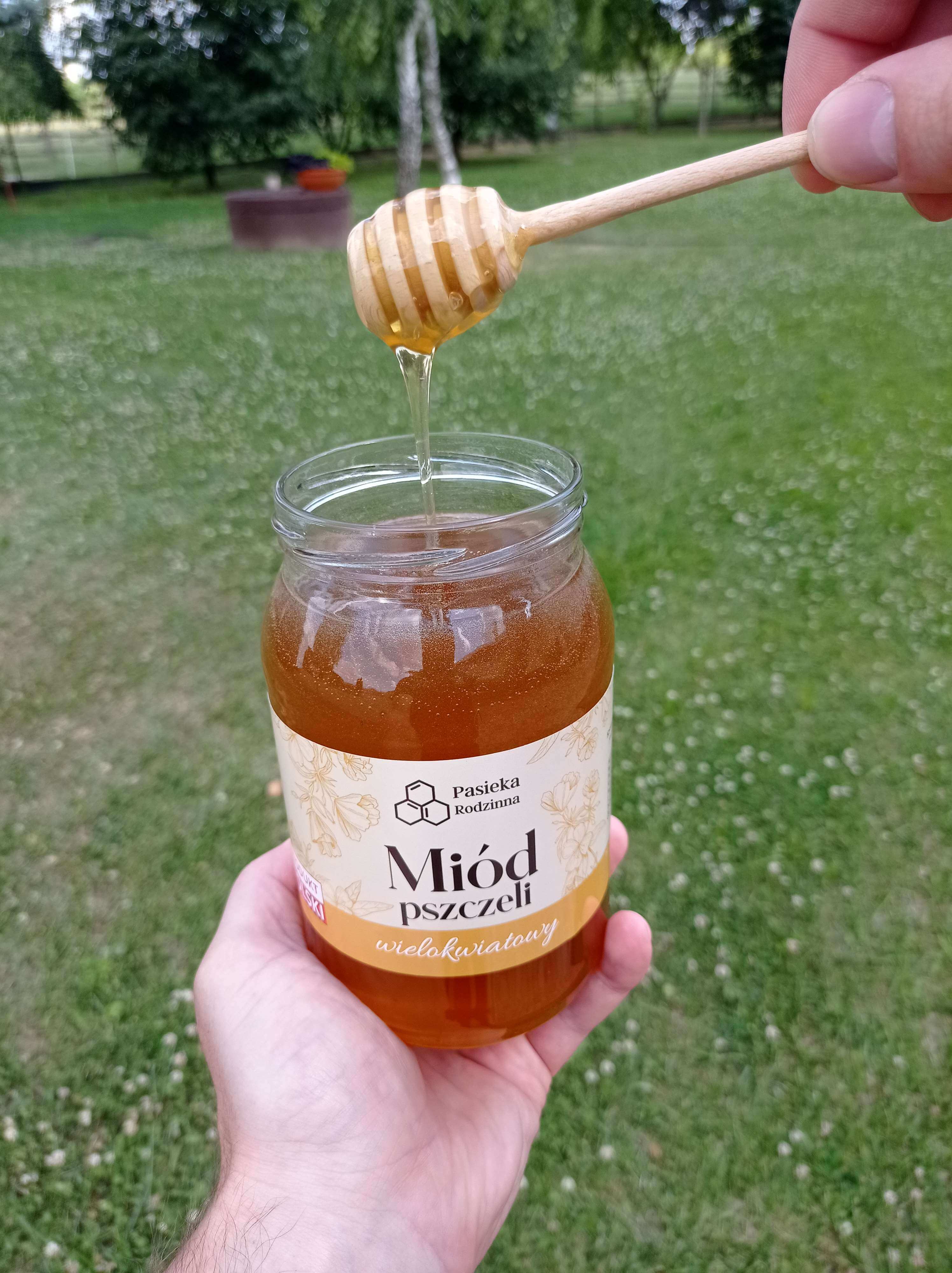 Miód wielokwiatowy z polskiej pasieki Pasieka Rodzinna