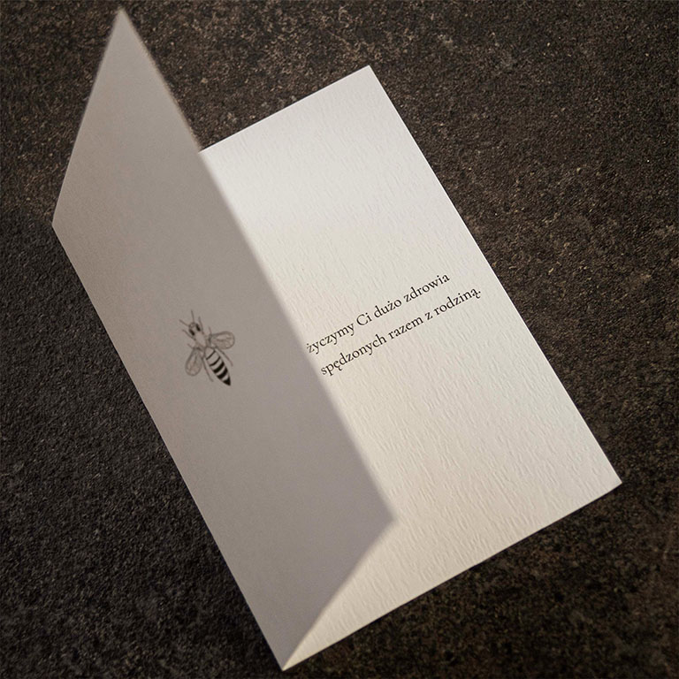 Kartka z życzeniami personalizowana Pasieka Rodzinna