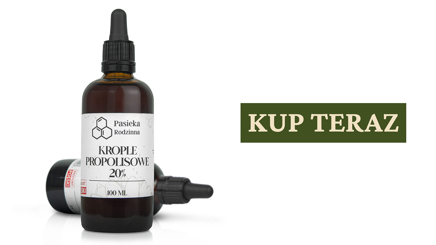 Krople propolisowe Pasieka Rodzinna