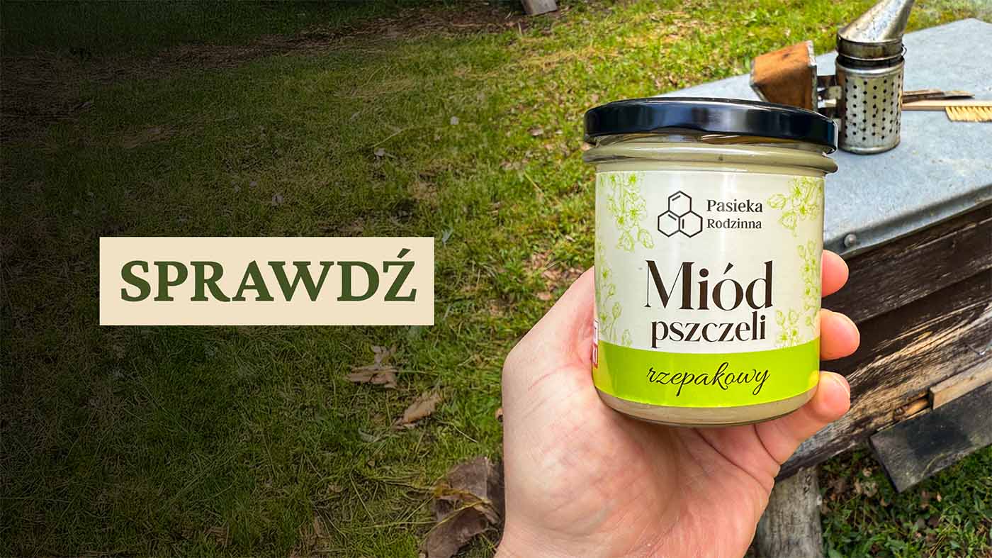 Miód rzepakowy - Pasieka Rodzinna