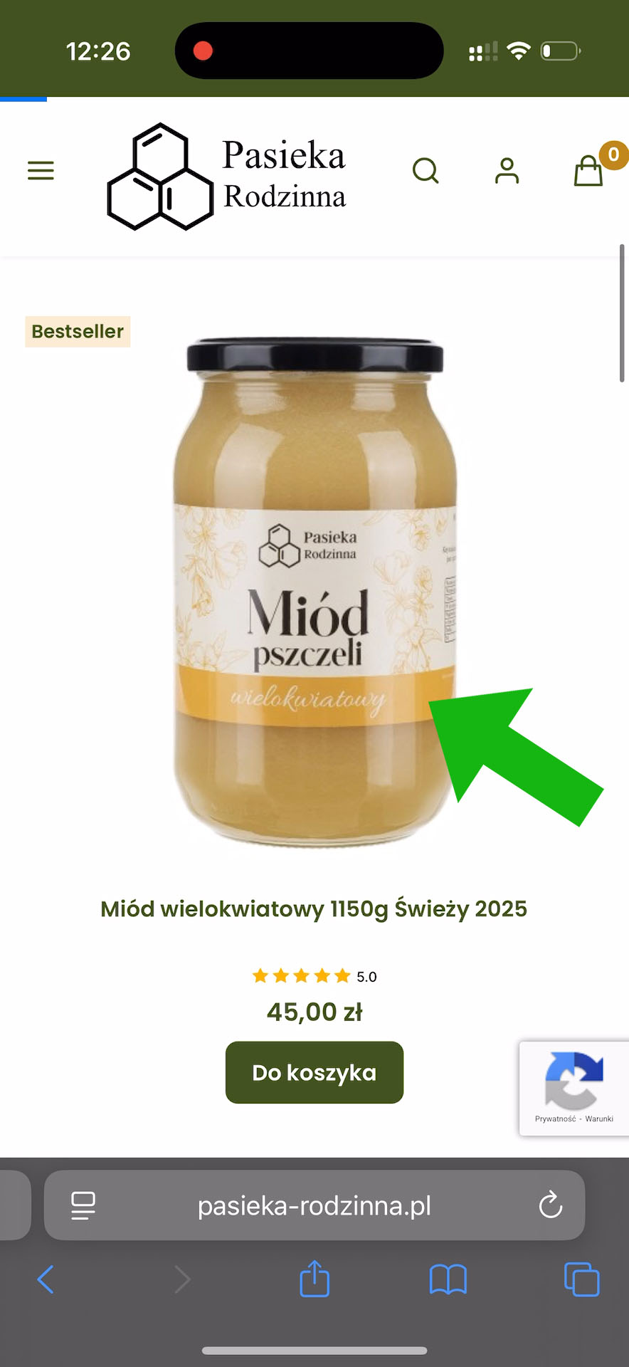 Wybór produktu w sklepie