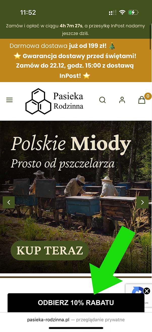 zapis na newsletter Pasieka Rodzinna