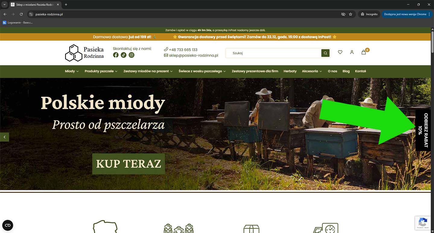 Zapis na newsletter desktop 2 - Pasieka Rodzinna